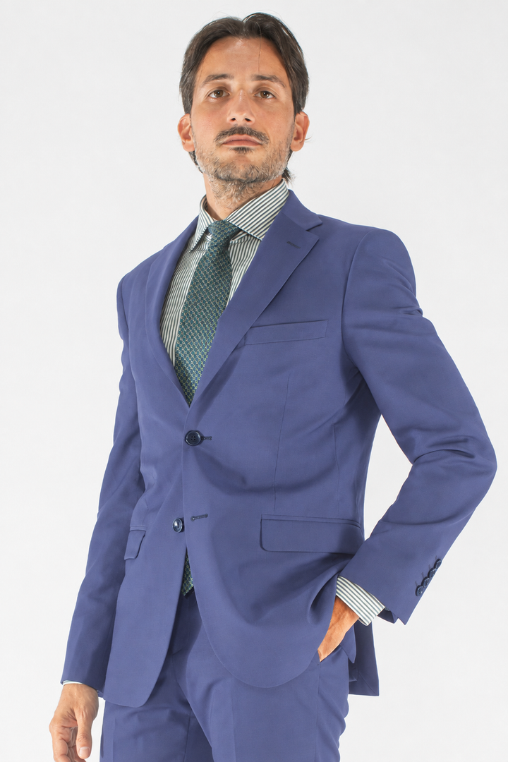 Abito uomo Drop 7 in pura lana sfoderato