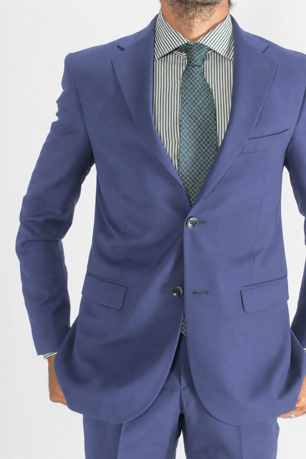 Abito uomo Drop 7 in pura lana sfoderato