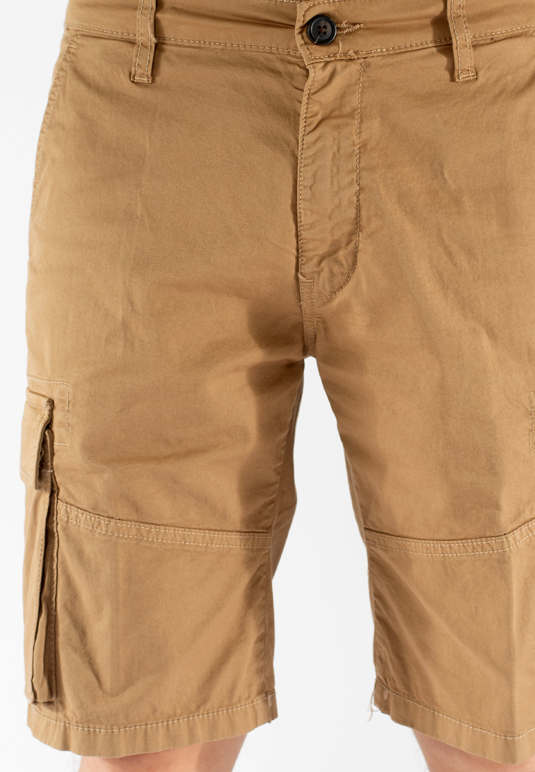Bermuda uomo cargo in cotone con tasconi