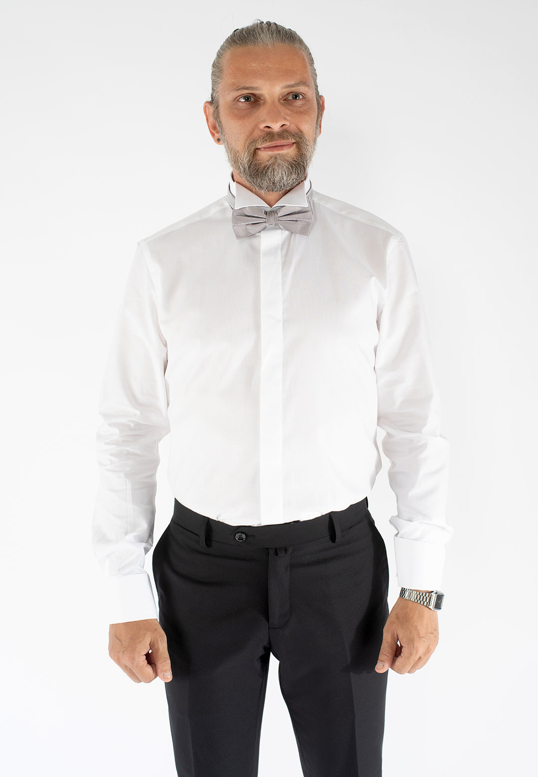 Camicia uomo da cerimonia Custom Fit in cotone