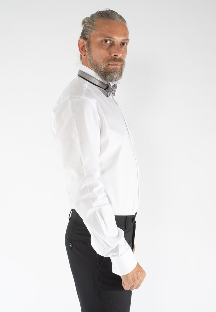 Camicia uomo da cerimonia Custom Fit in cotone