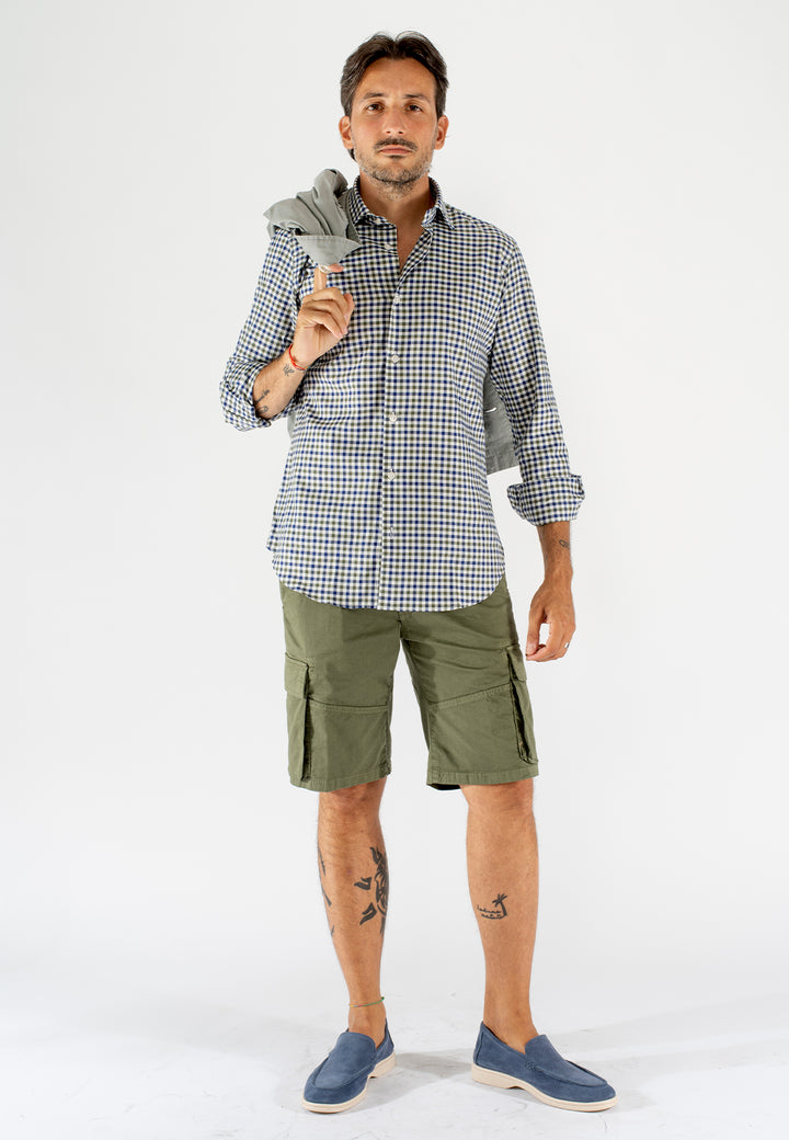 Camicia uomo a quadretti custom fit