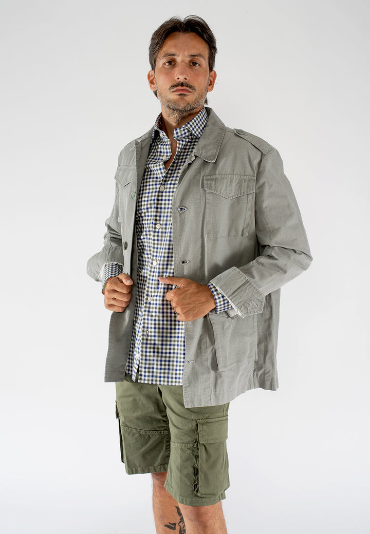 Camicia uomo a quadretti custom fit