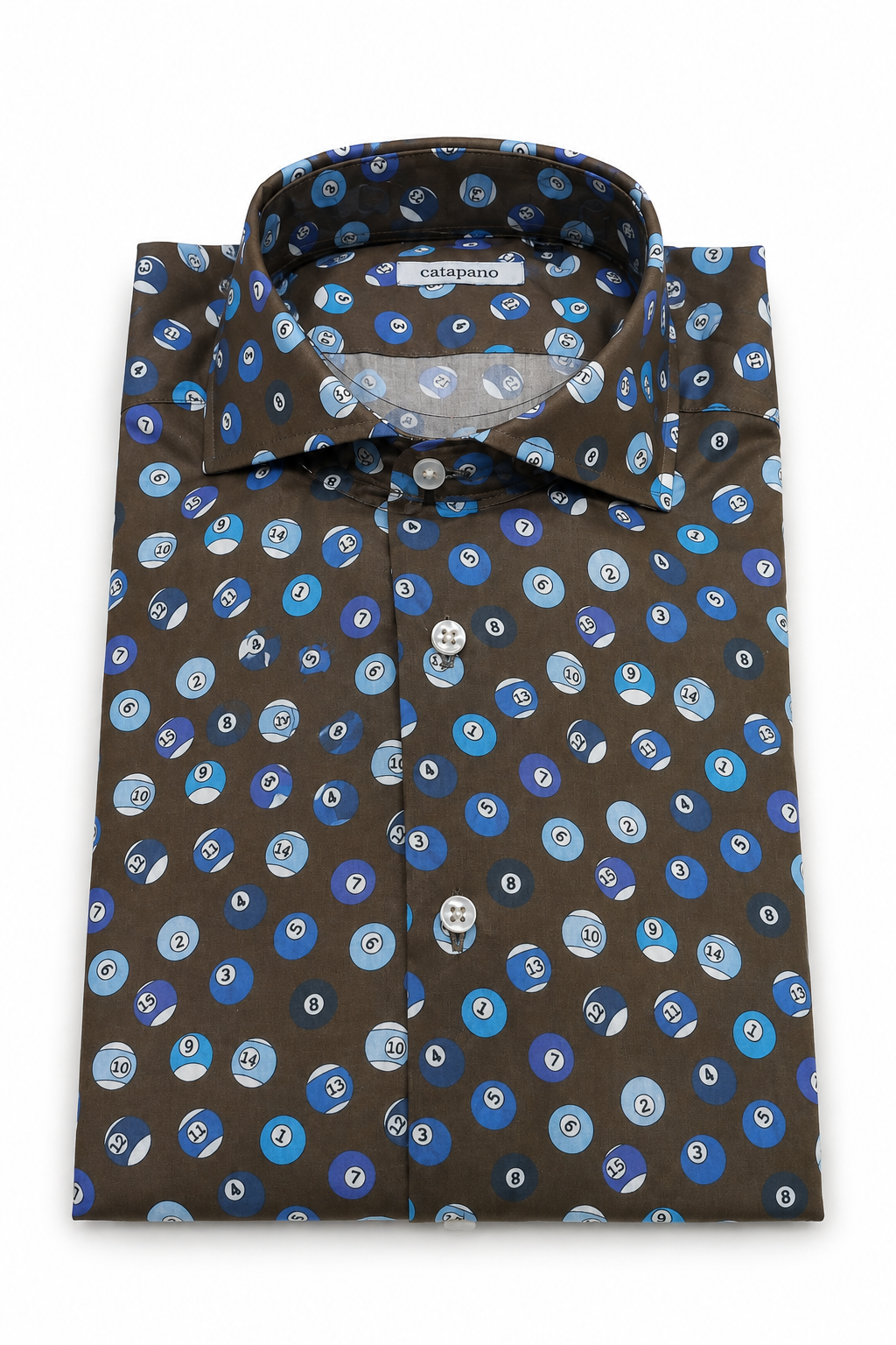 Camicia uomo fantasia in cotone custom fit