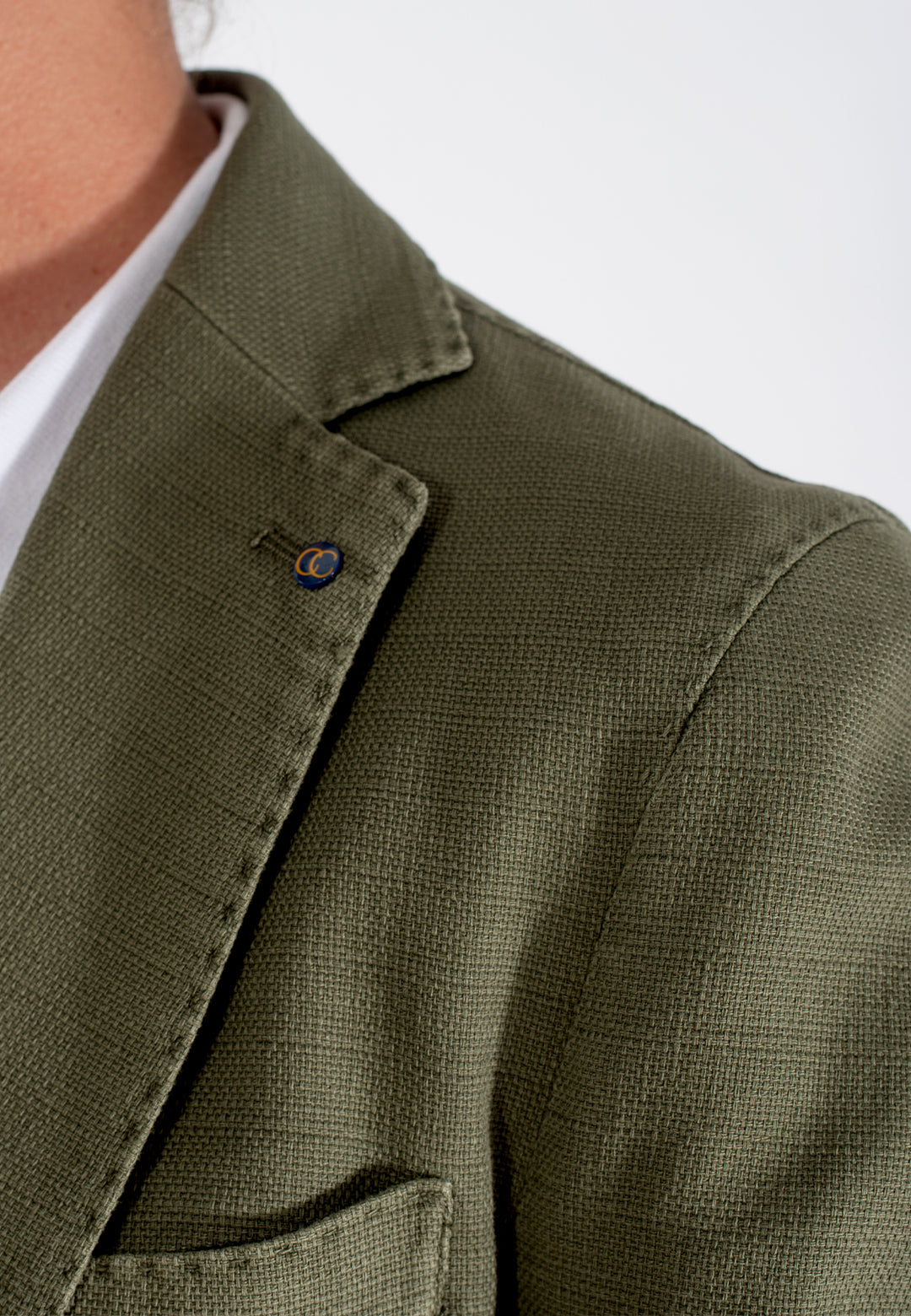 Giacca uomo in cotone con tasche applicate