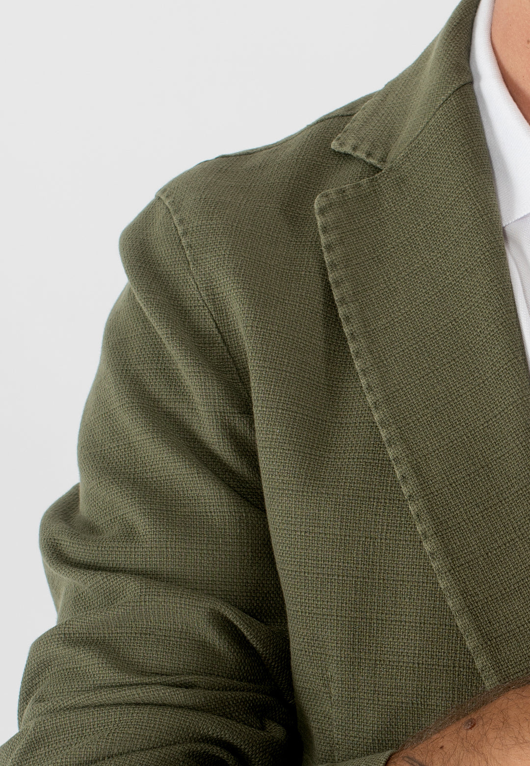Giacca uomo in cotone con tasche applicate