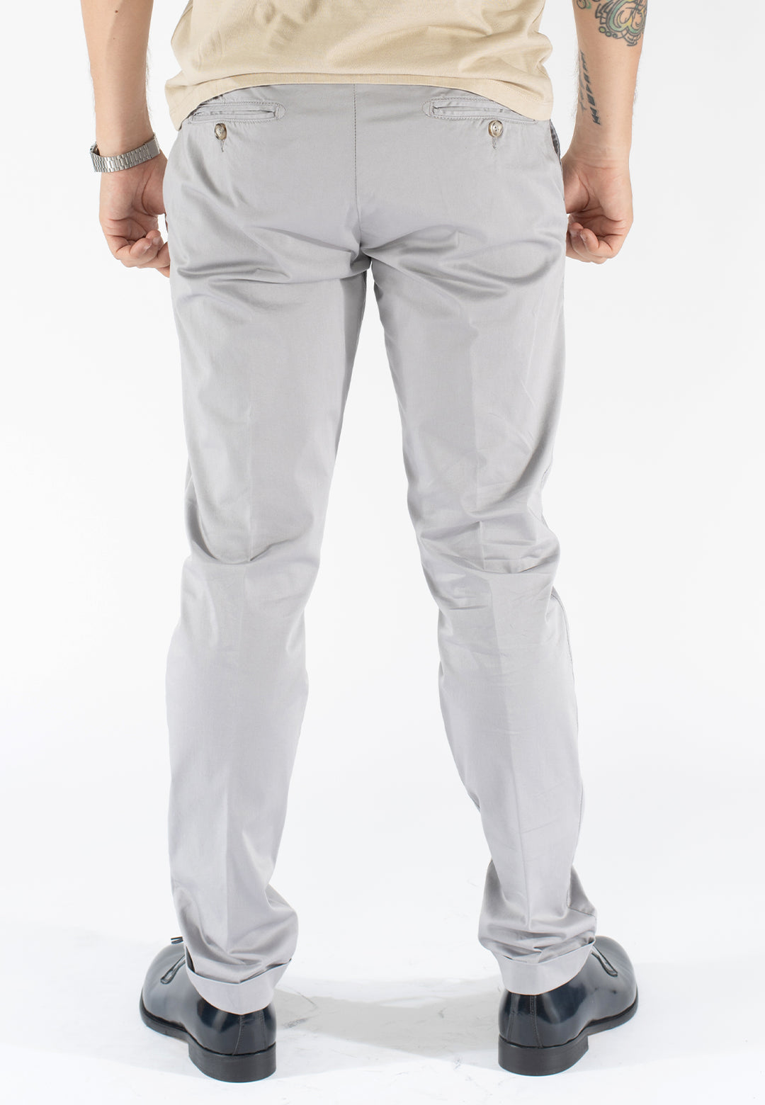 Pantalone uomo regular fit in cotone elasticizzato