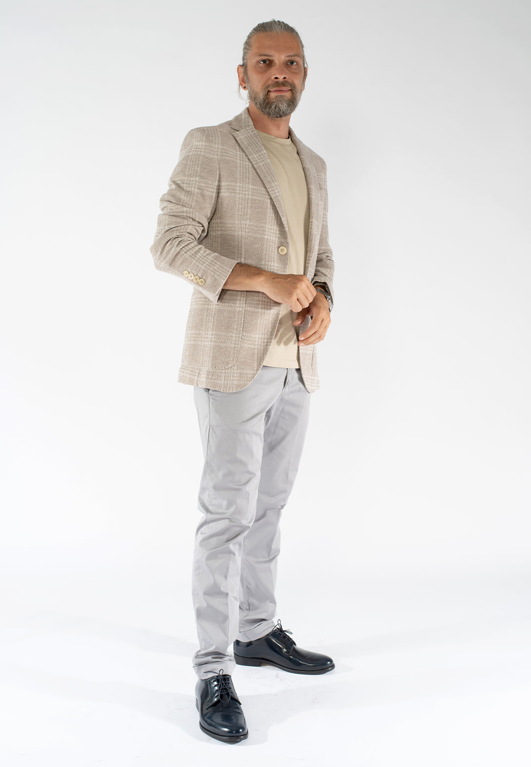 Pantalone uomo regular fit in cotone elasticizzato