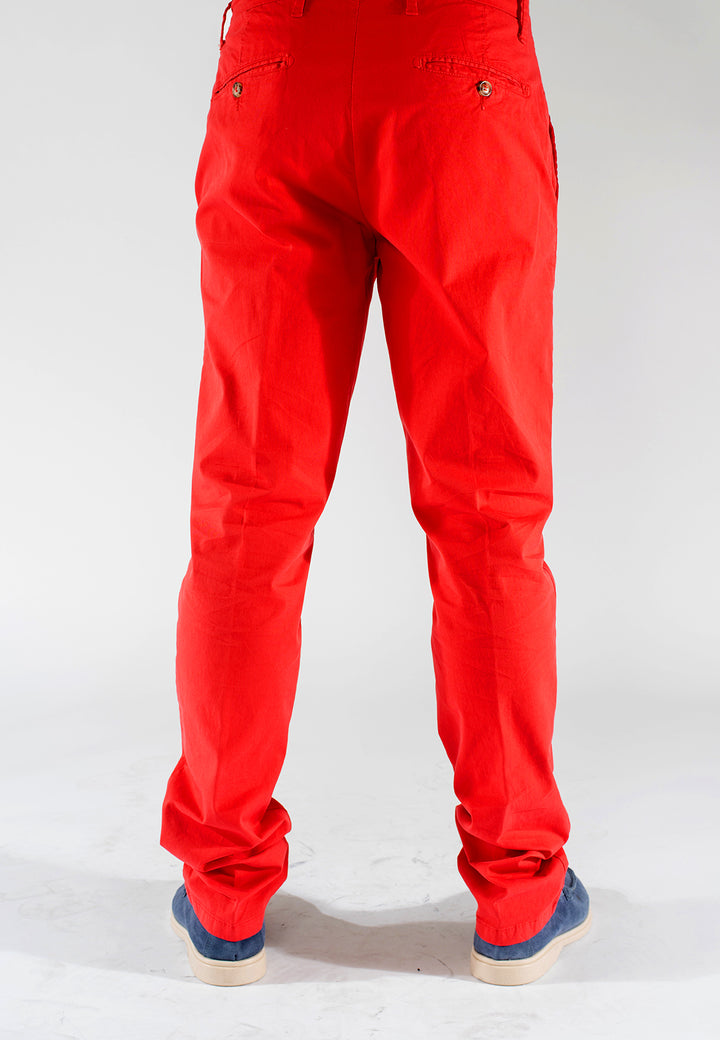 Pantalone uomo regular fit in cotone elasticizzato