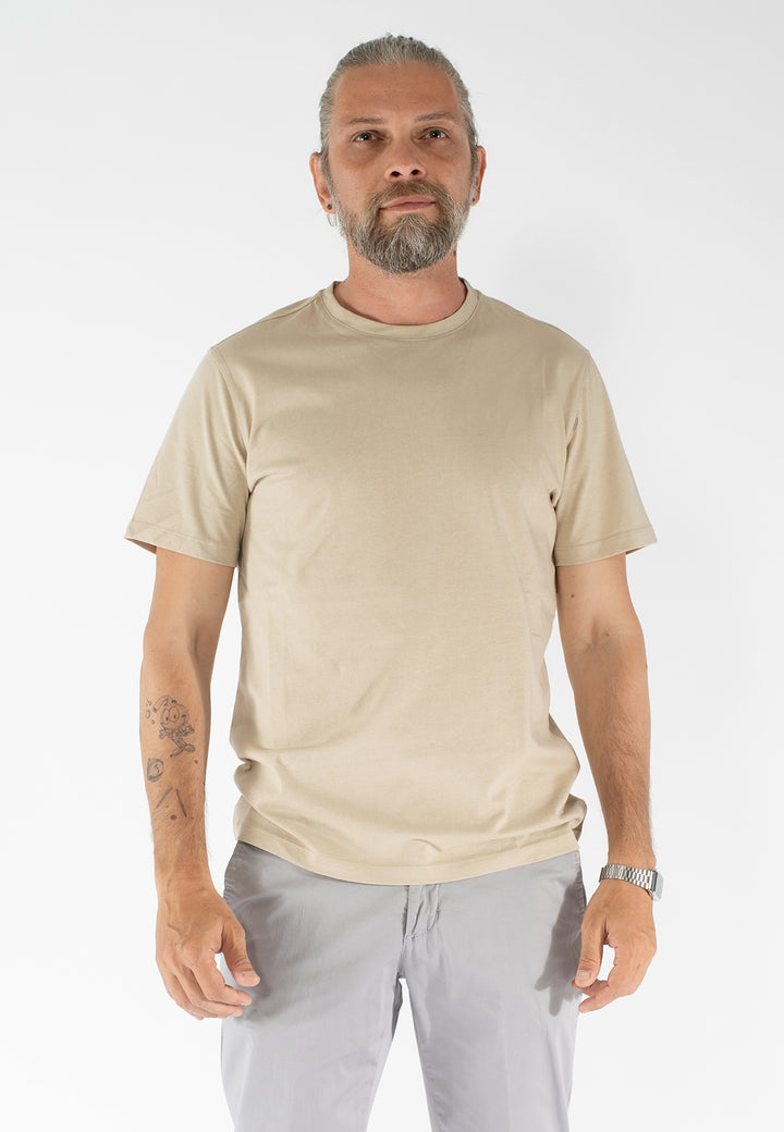 T-shirt uomo girocollo slim fit in 100% cotone