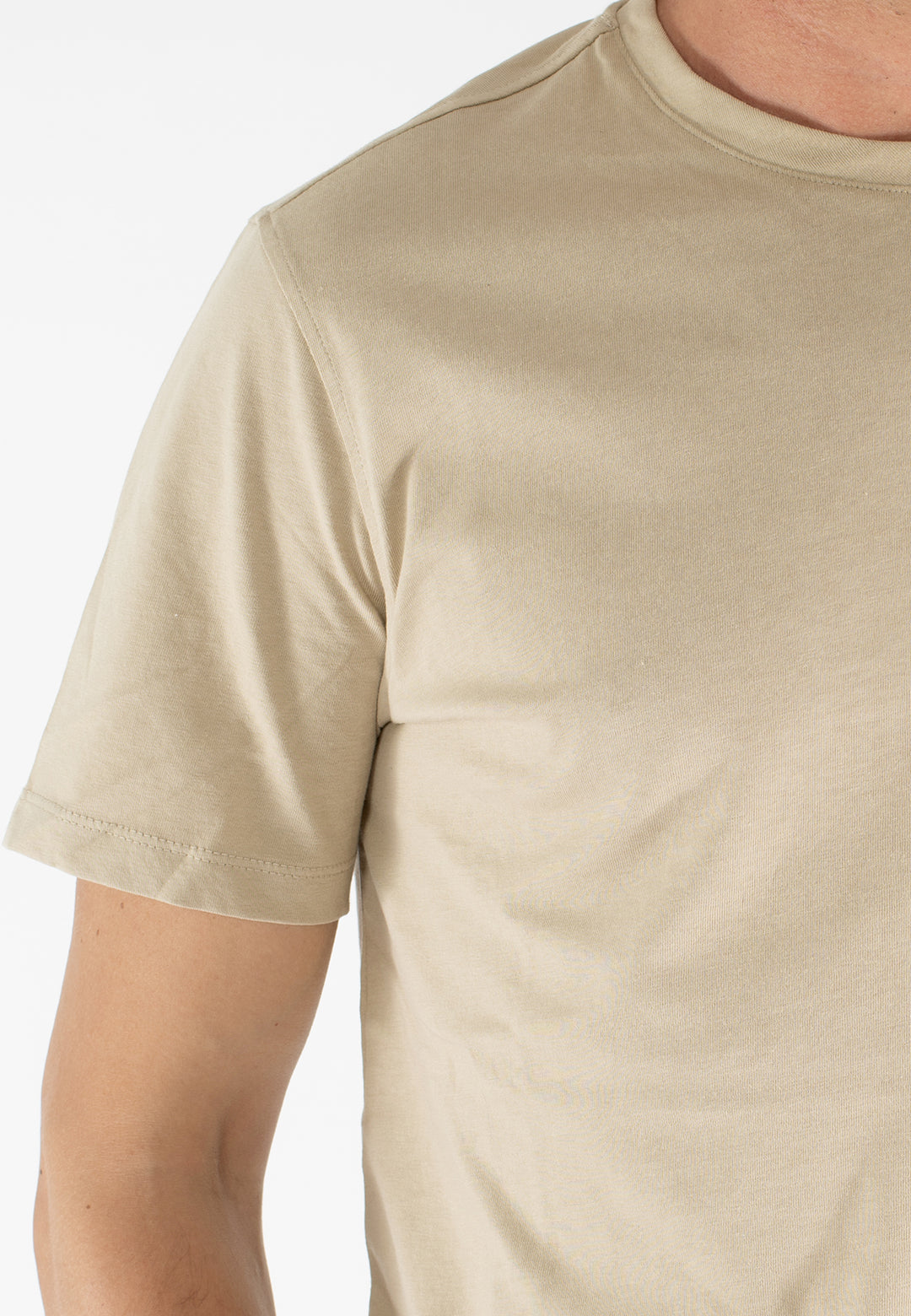 T-shirt uomo girocollo slim fit in 100% cotone