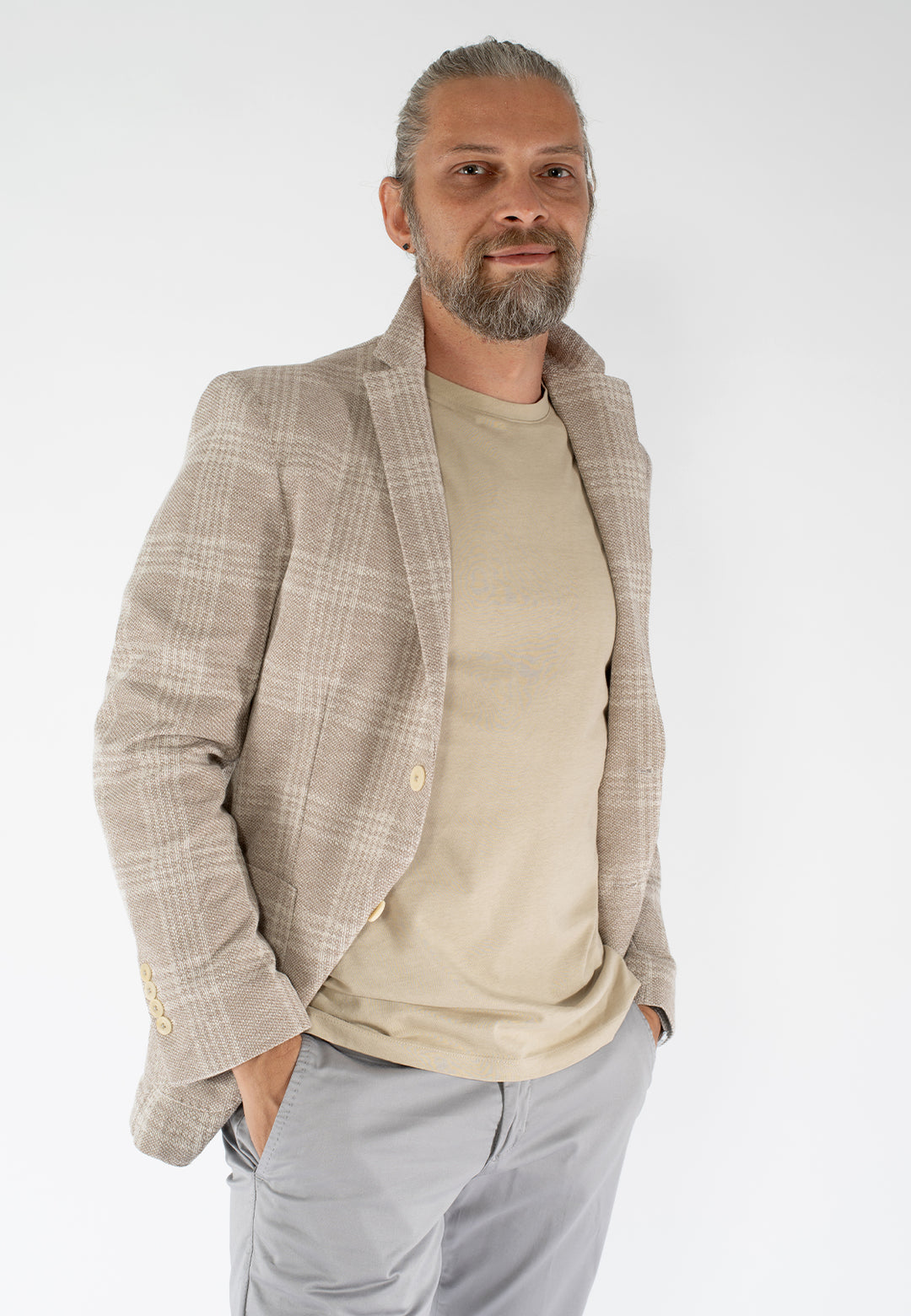 T-shirt uomo girocollo slim fit in 100% cotone