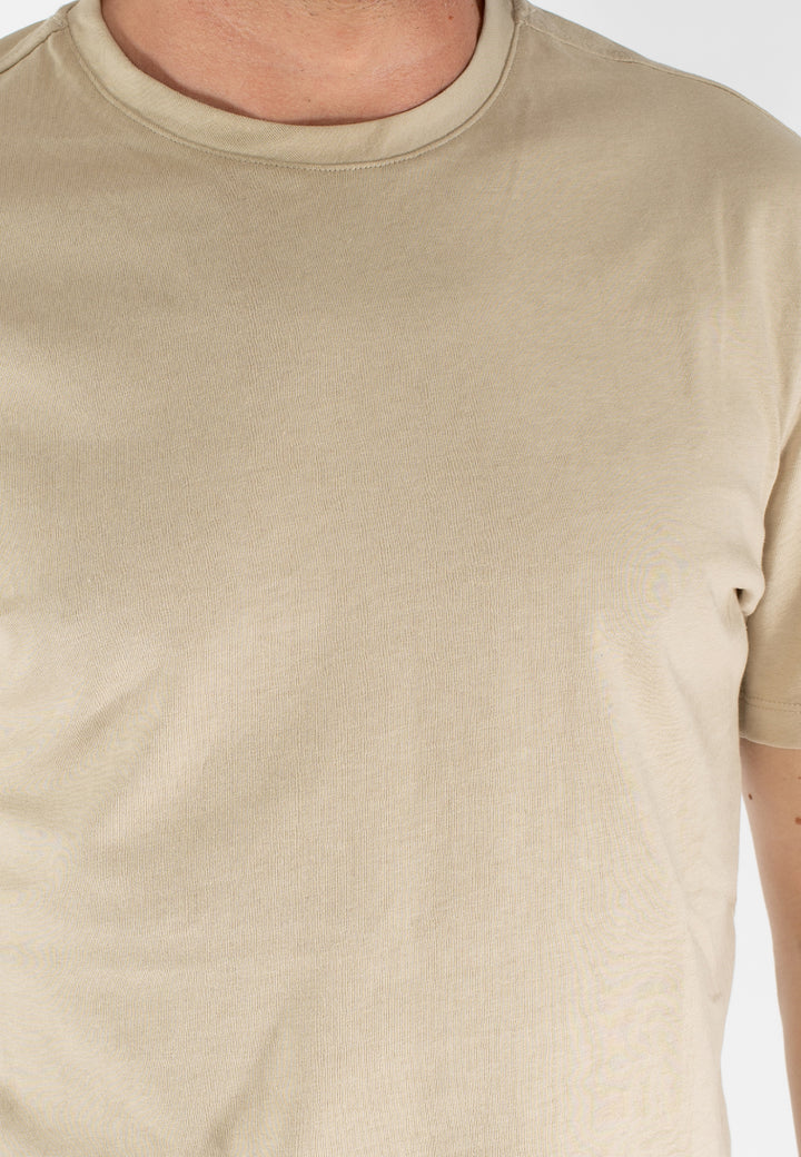 T-shirt uomo girocollo slim fit in 100% cotone