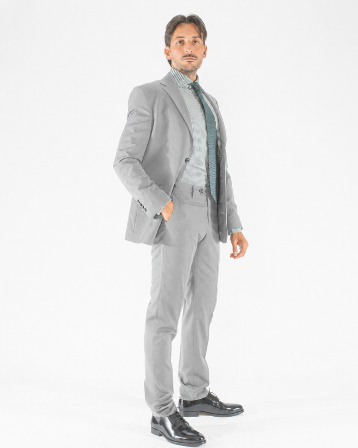 Abito uomo Drop 7 in pura lana sfoderato