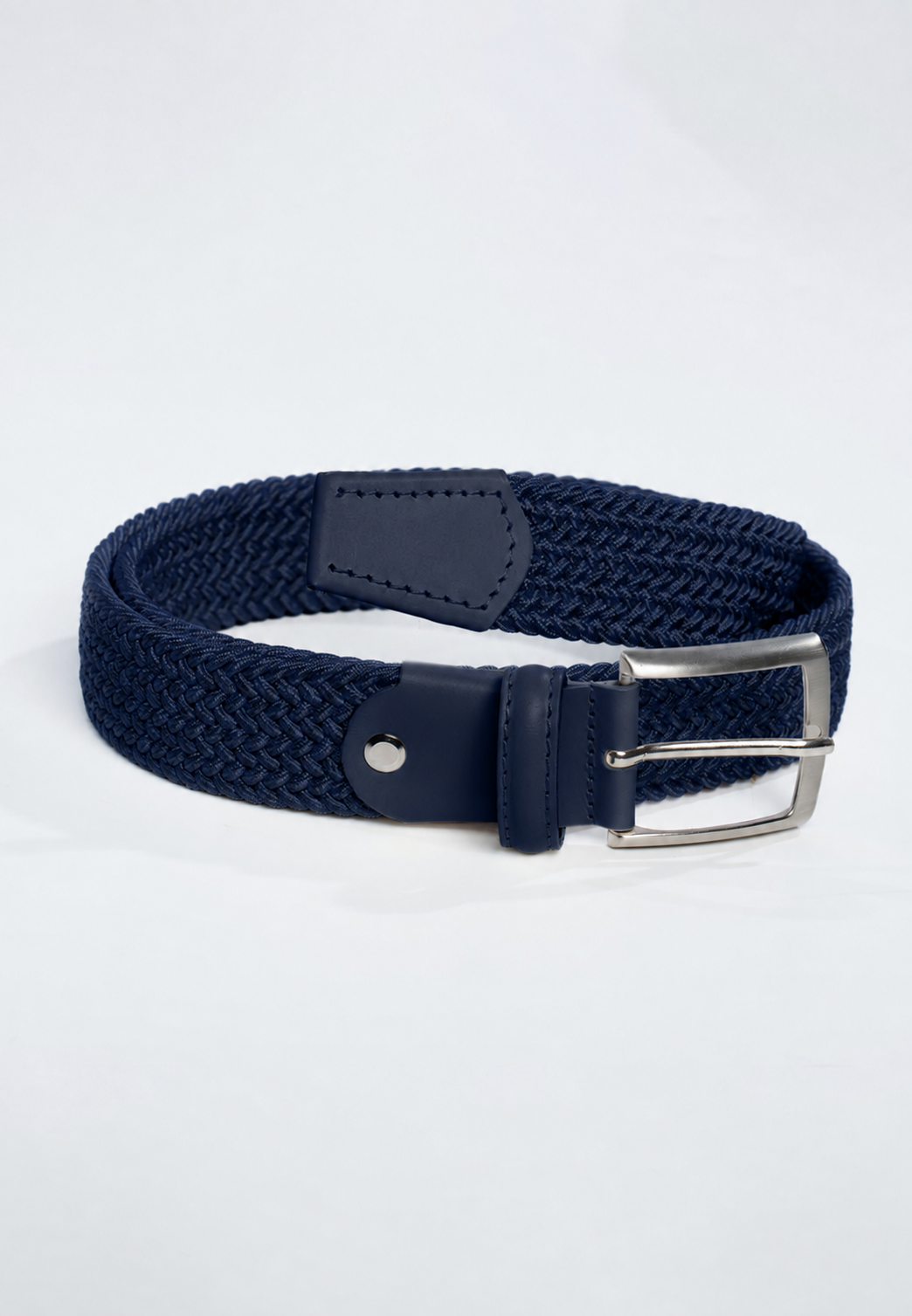 Cintura uomo intrecciata elastica
