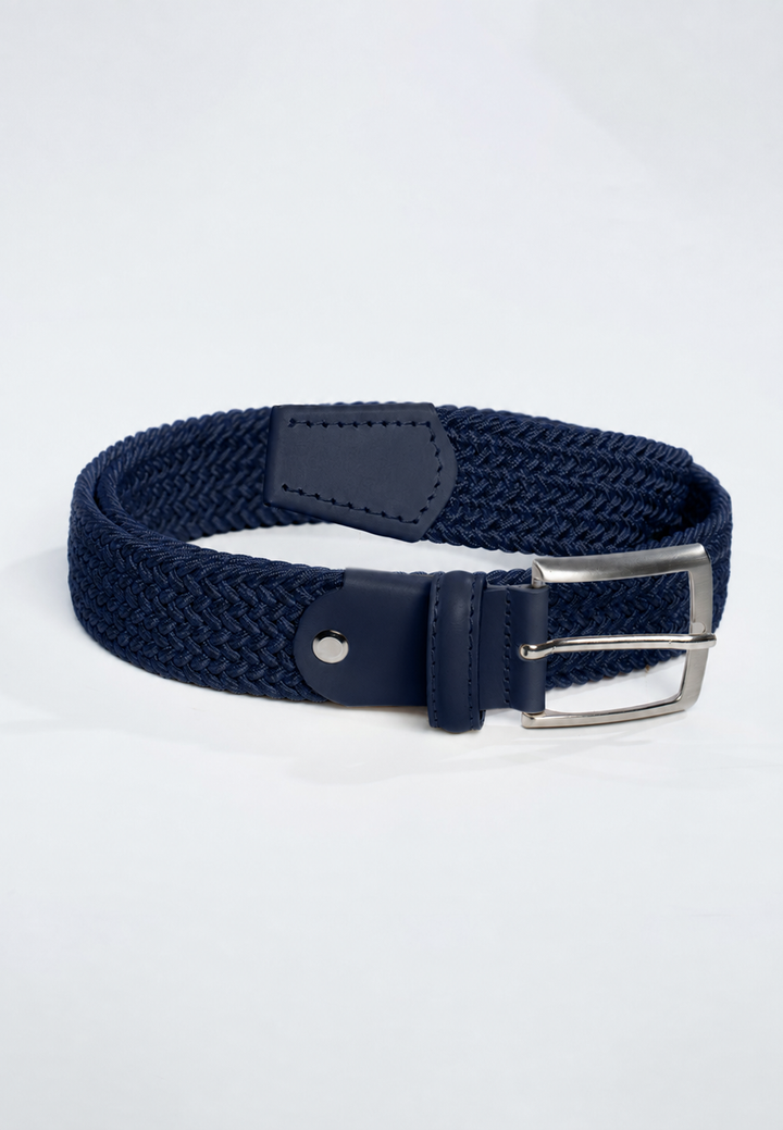 Cintura uomo intrecciata elastica