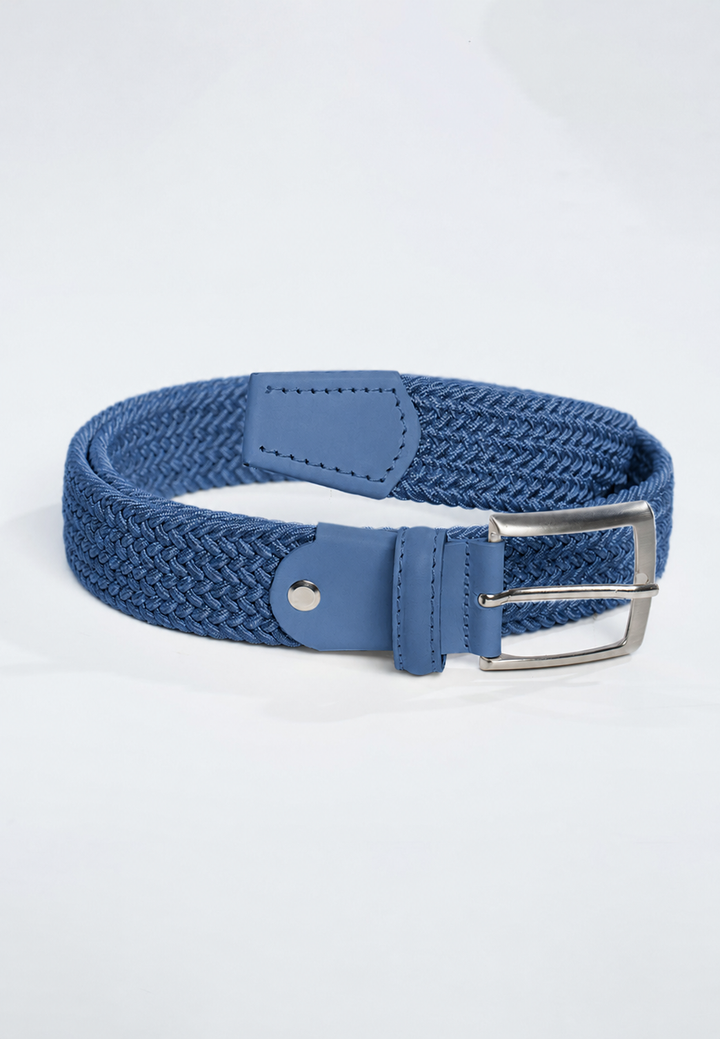 Cintura uomo intrecciata elastica