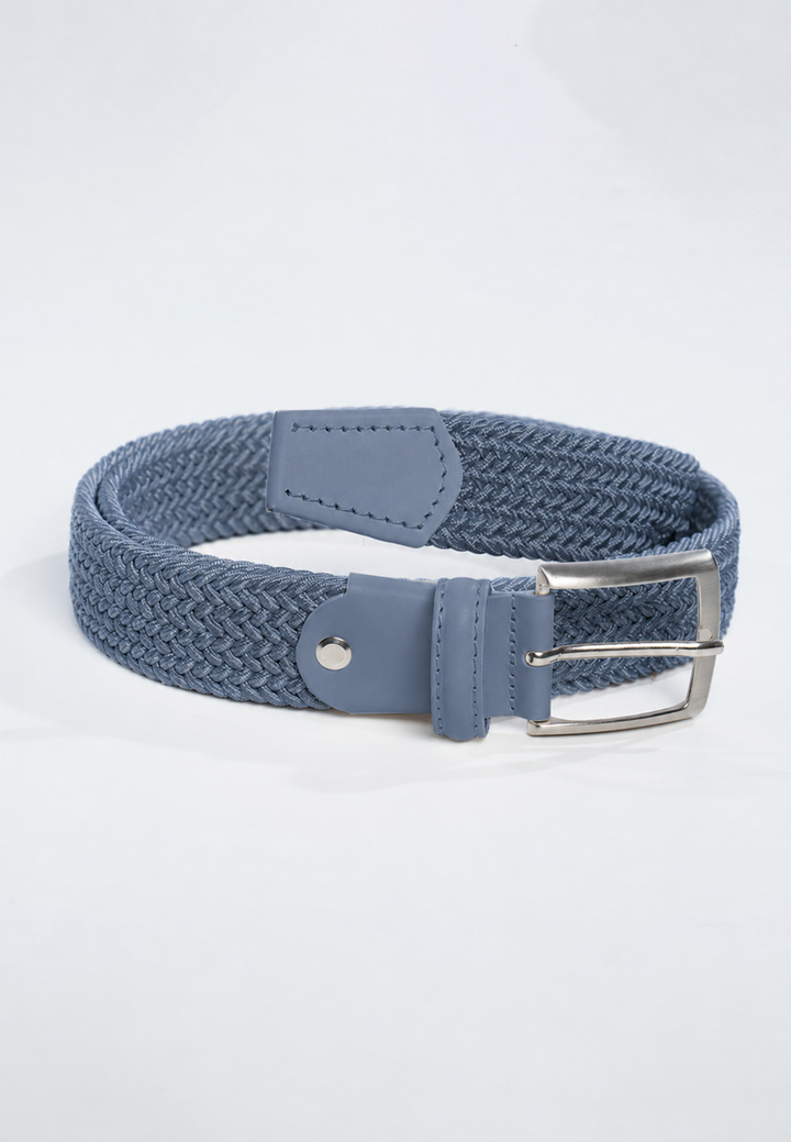 Cintura uomo intrecciata elastica