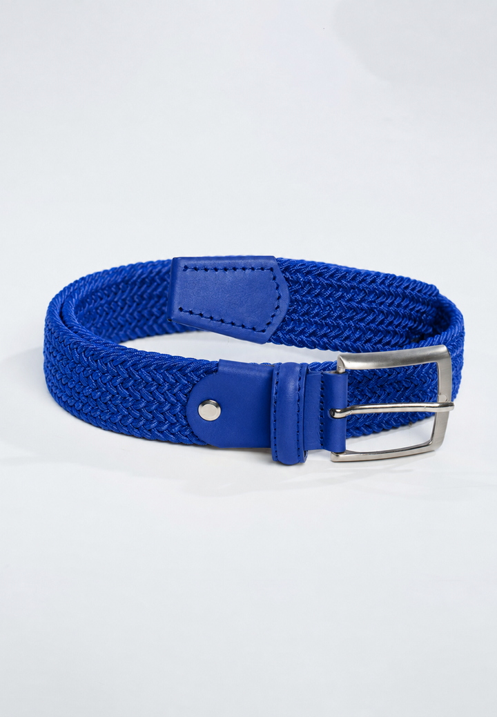 Cintura uomo intrecciata elastica