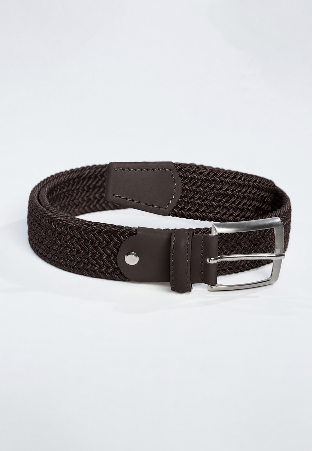 Cintura uomo intrecciata elastica