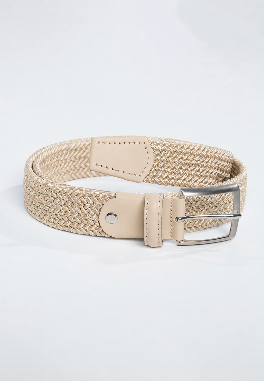 Cintura uomo intrecciata elastica