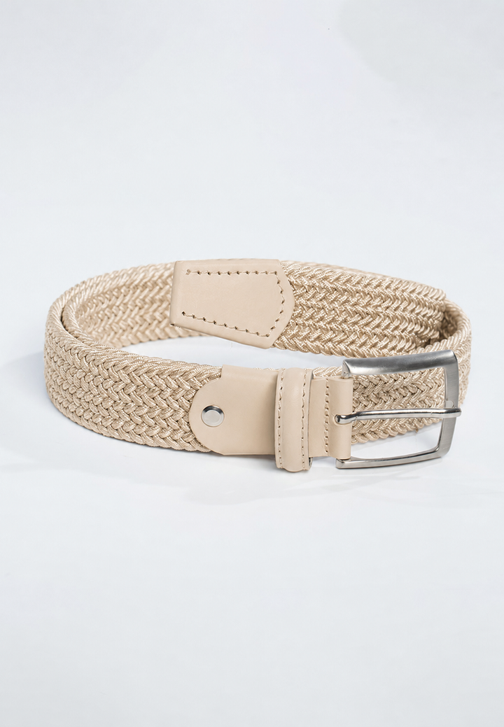 Cintura uomo intrecciata elastica