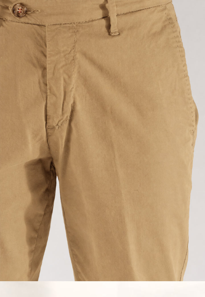 Pantalone uomo regular fit in cotone elasticizzato