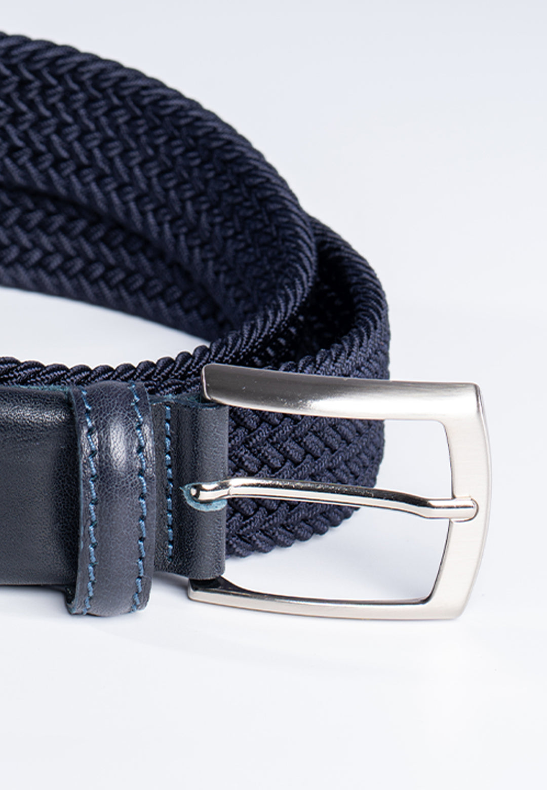 Cintura uomo intrecciata elastica
