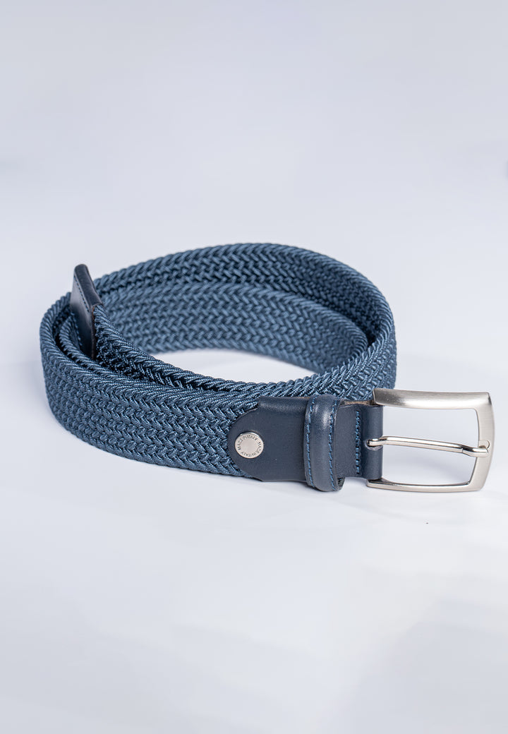 Cintura uomo intrecciata elastica