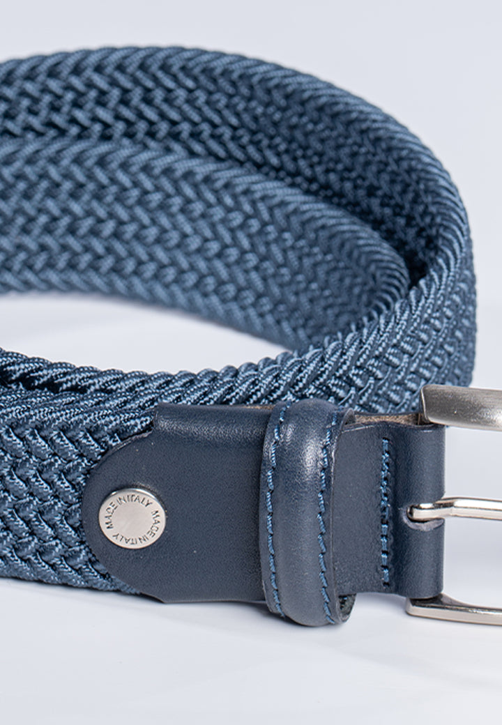 Cintura uomo intrecciata elastica
