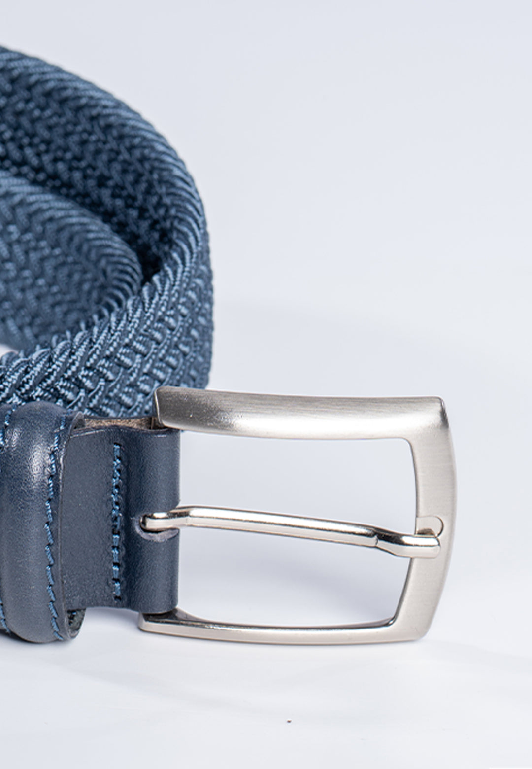 Cintura uomo intrecciata elastica