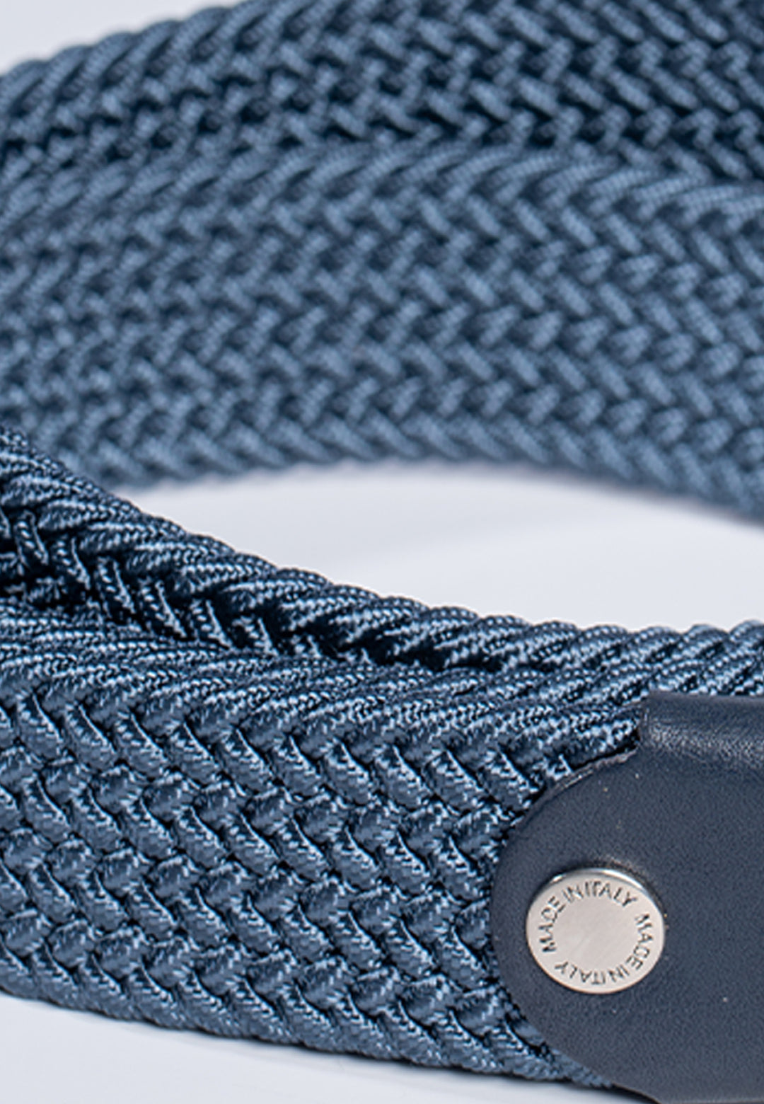 Cintura uomo intrecciata elastica