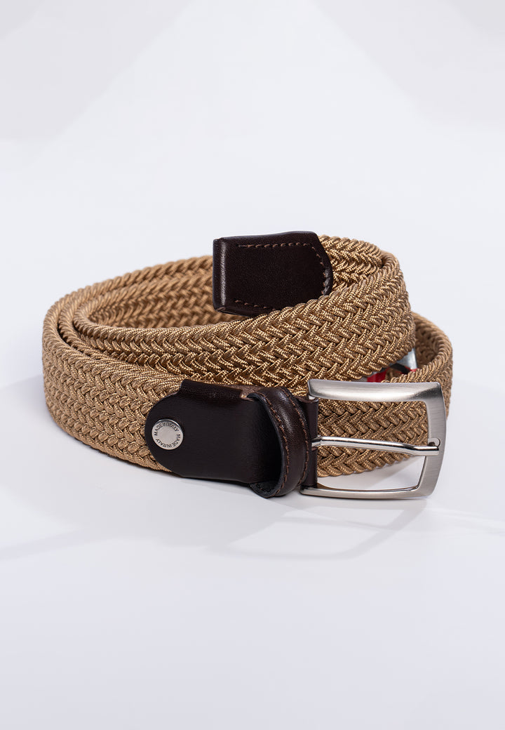 Cintura uomo intrecciata elastica