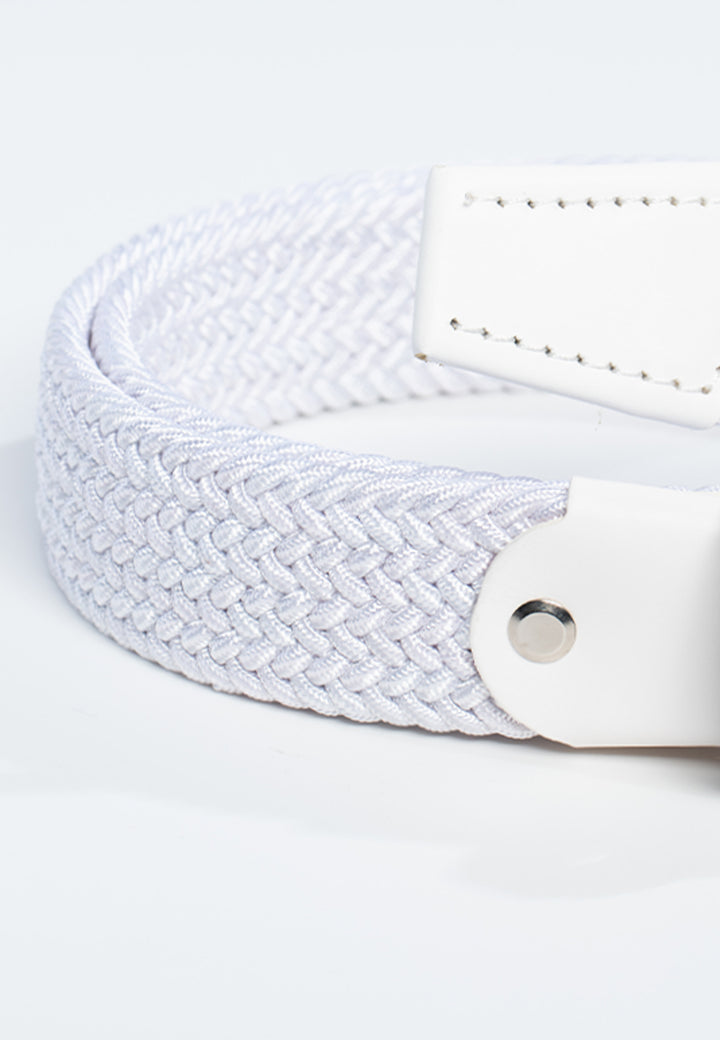 Cintura uomo intrecciata elastica