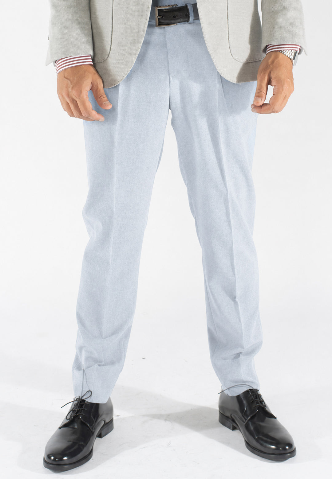 Pantalone uomo in pura lana con pince Drop 7