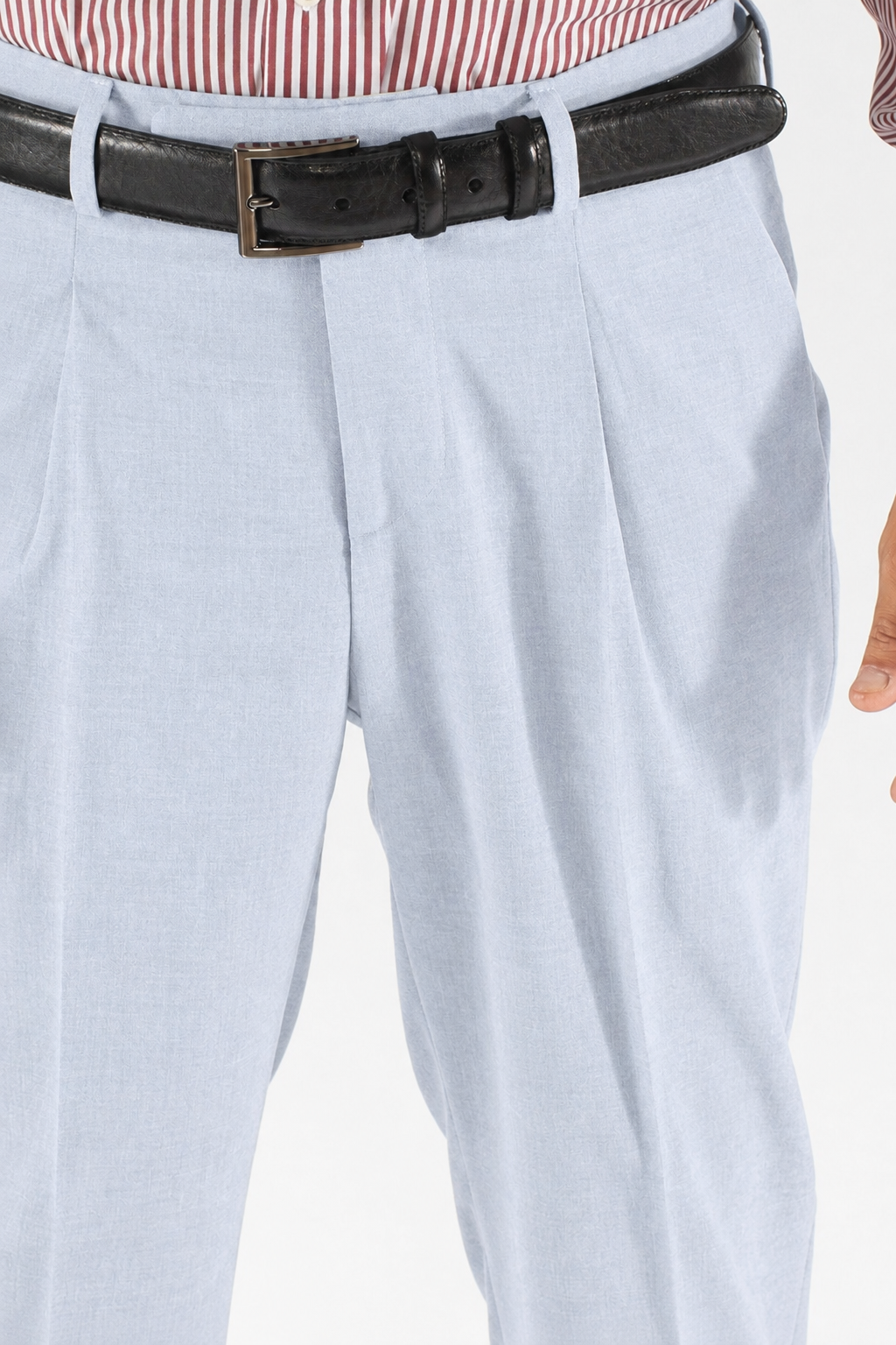 Pantalone uomo in pura lana con pince Drop 7