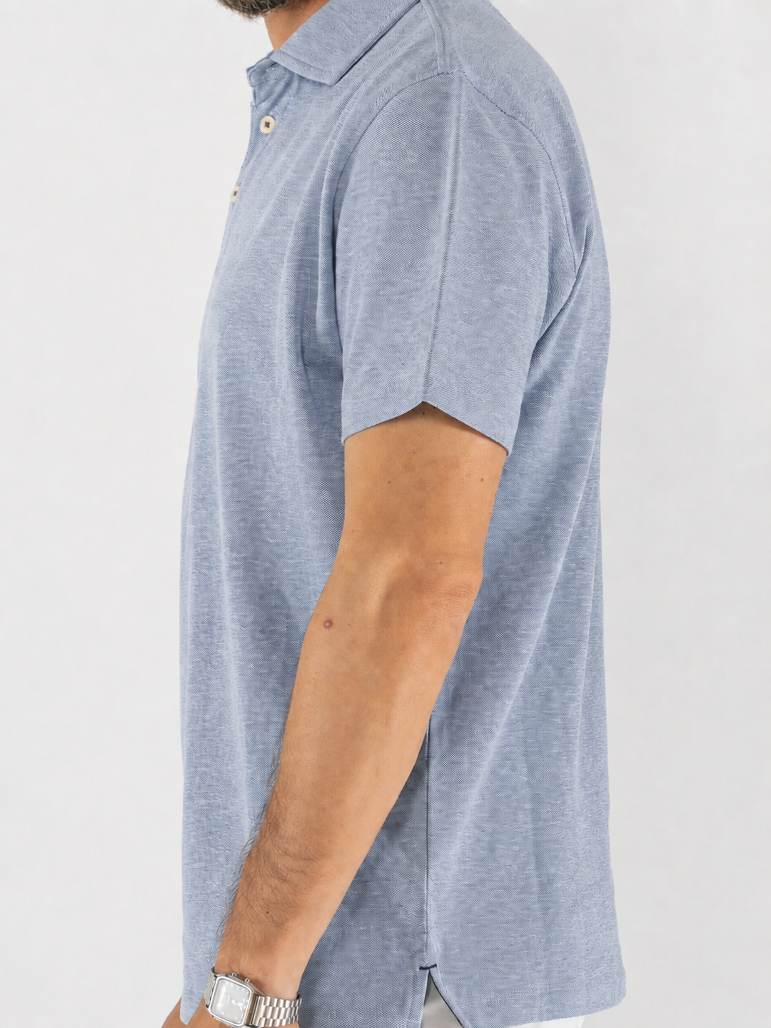 Polo uomo regular fit in cotone piqué con interno a contrasto
