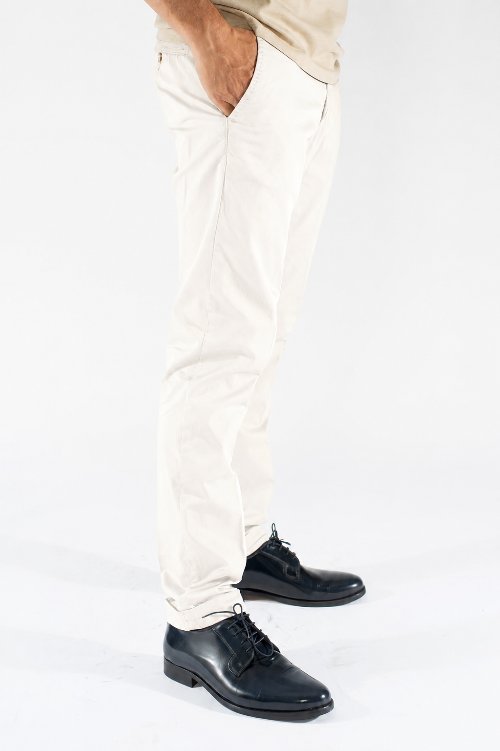 Pantalone uomo regular fit in cotone elasticizzato