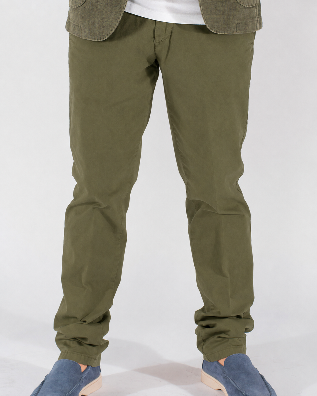 Pantalone uomo regular fit in cotone elasticizzato