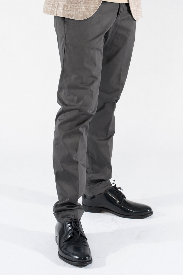 Pantalone uomo regular fit in cotone elasticizzato