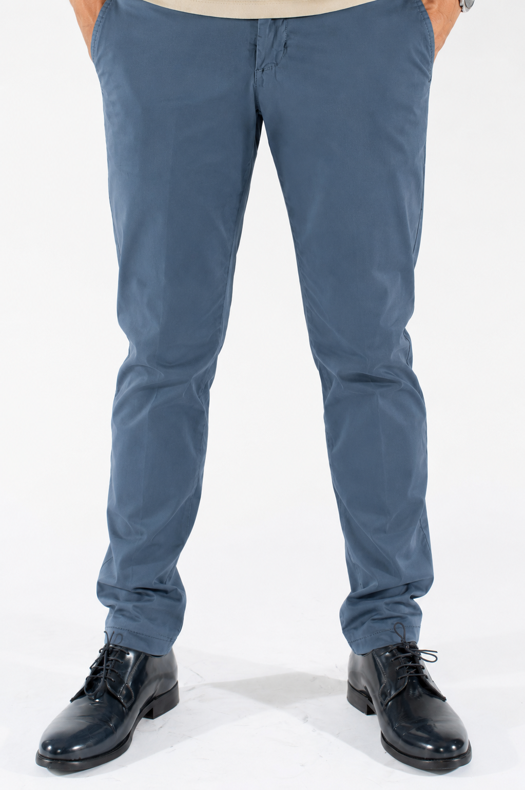 Pantalone uomo regular fit in cotone elasticizzato