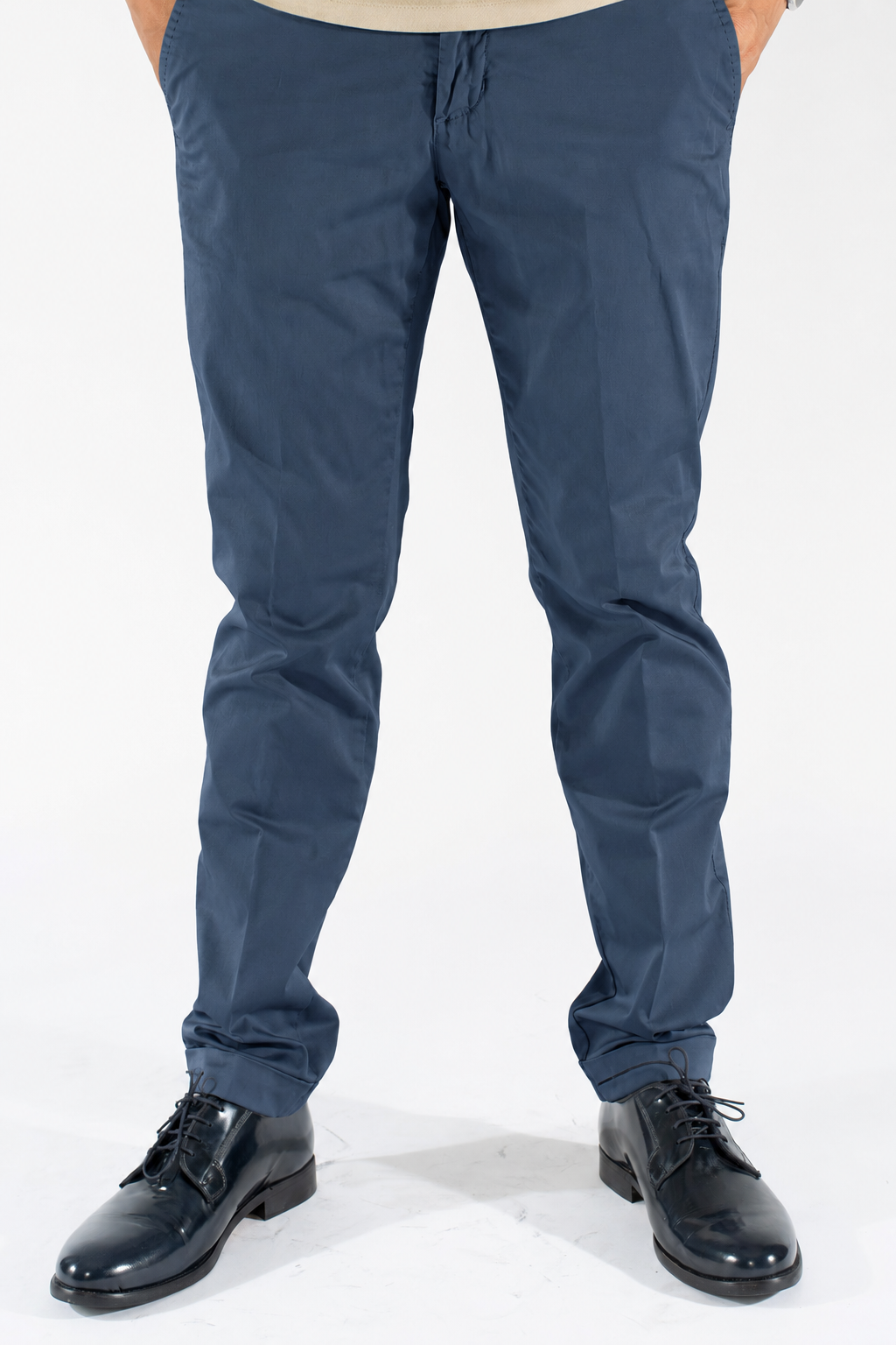 Pantalone uomo regular fit in cotone elasticizzato