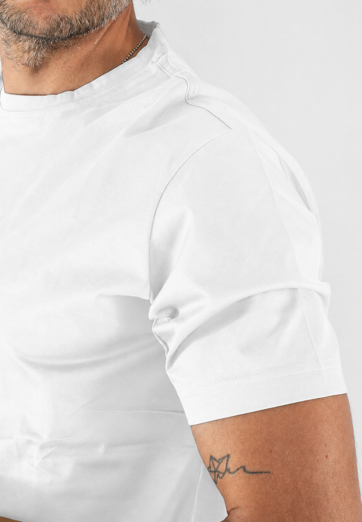T-shirt uomo in Filo di Scozia tinta unita