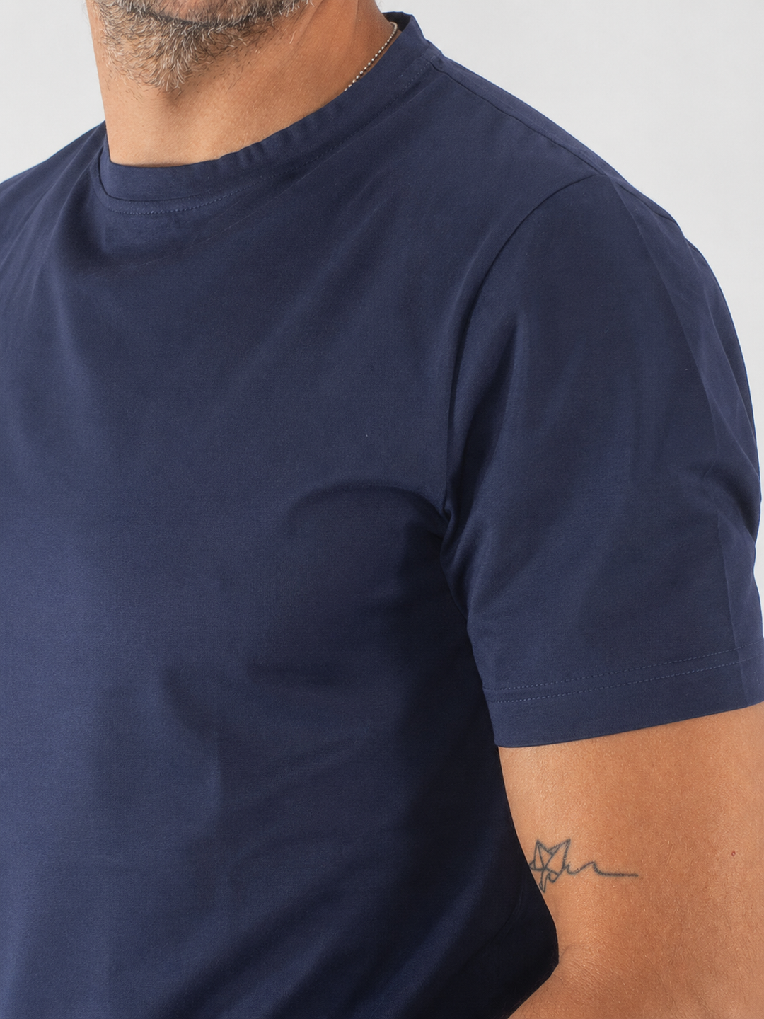 T-shirt uomo in Filo di Scozia tinta unita