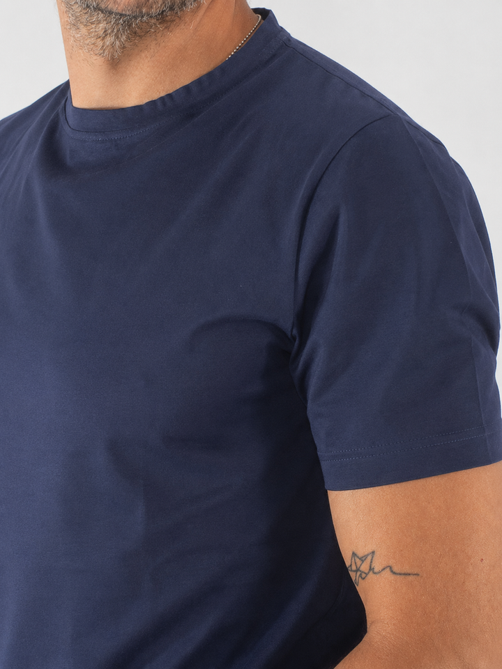 T-shirt uomo in Filo di Scozia tinta unita