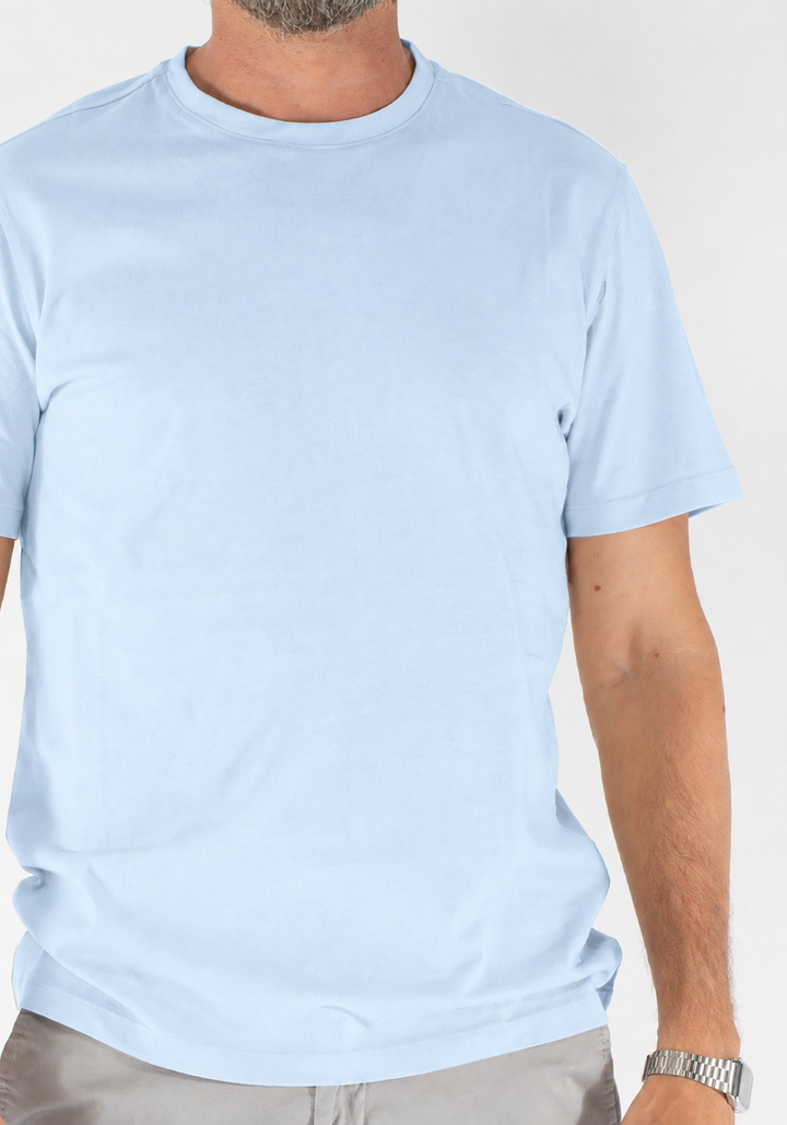 T-shirt uomo girocollo slim fit in 100% cotone