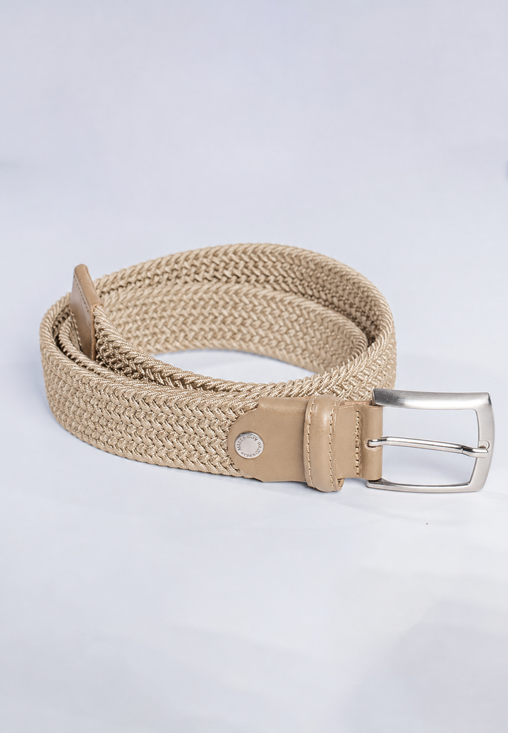 Cintura uomo intrecciata elastica
