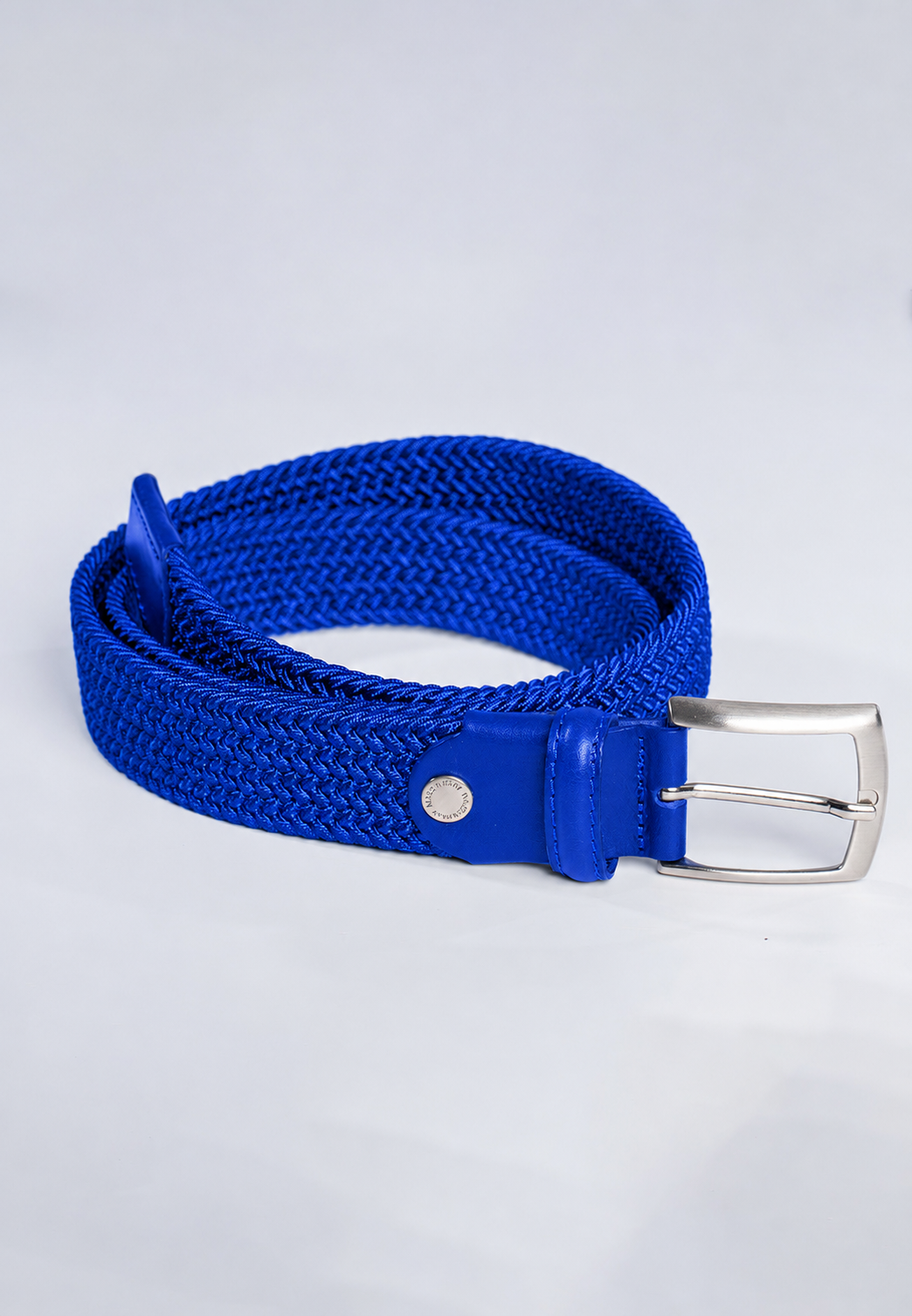 Cintura uomo intrecciata elastica