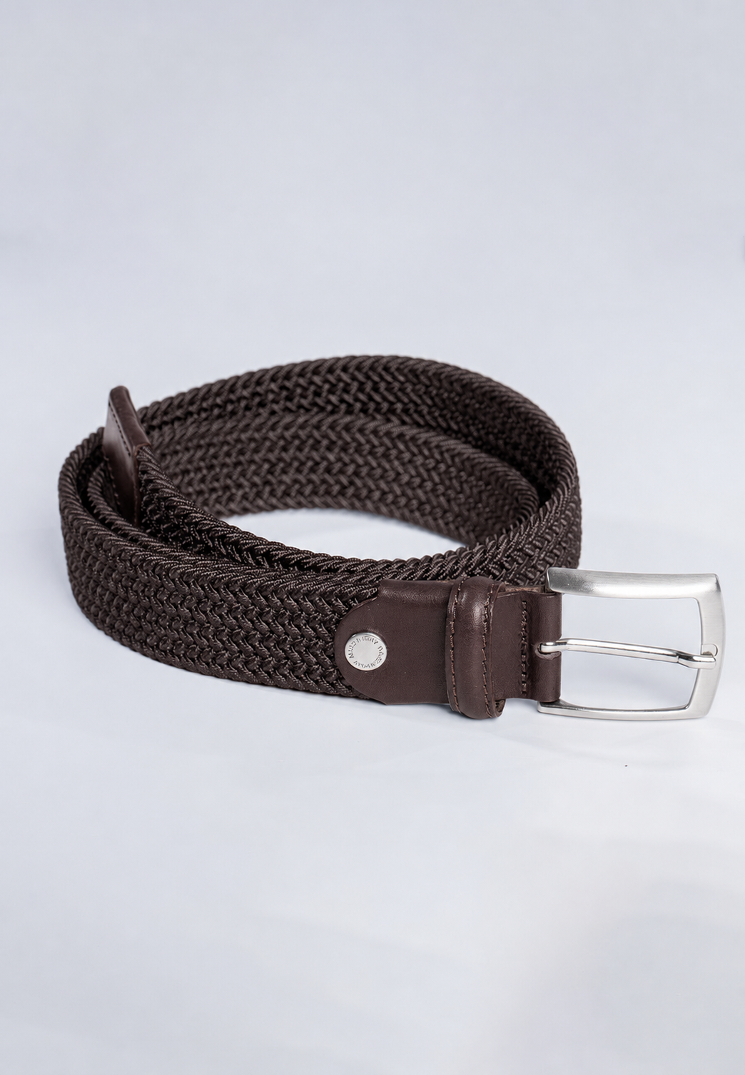 Cintura uomo intrecciata elastica