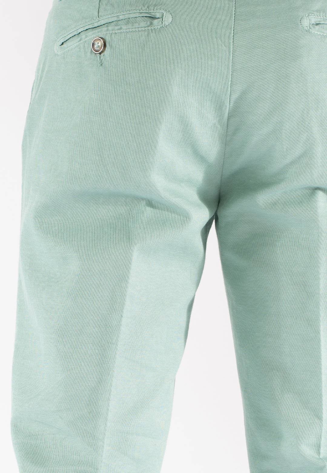 Pantalone uomo bianco Capri fit in cotone e lino